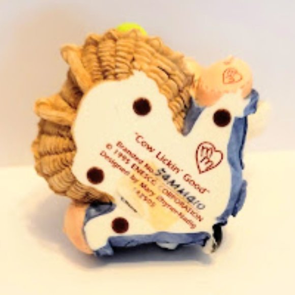 Vintage 1995 Mary’s Moo Moo’s Cow Figurine “Cow Lickin' Good" - Picture 4 of 4